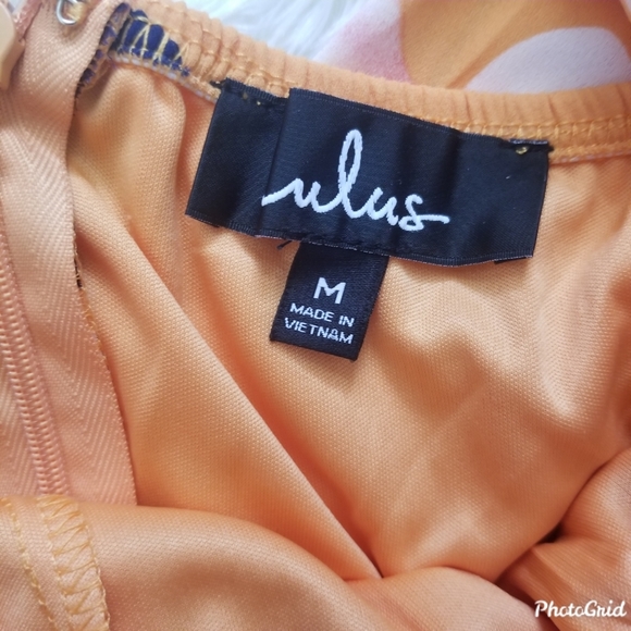 NEW LULU'S Floral print Tie-back wide-open jum… - Picture 7 of 14